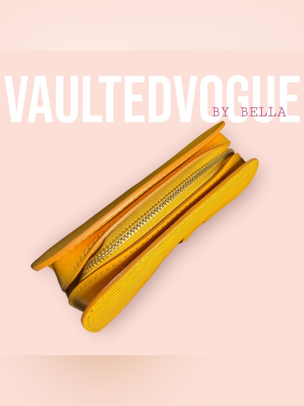 💛 Vintage Louis Vuitton Epi Leather Pouch 💛 - Picture 3 of 10